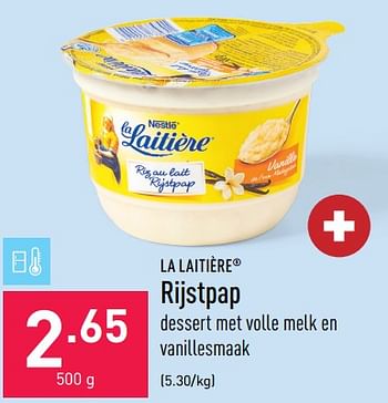 Promoties Rijstpap - Nestlé - Geldig van 28/10/2022 tot 04/11/2022 bij Aldi