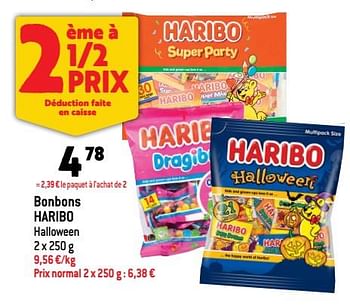 Promotions Bonbons haribo - Haribo - Valide de 19/10/2022 à 25/10/2022 chez Match