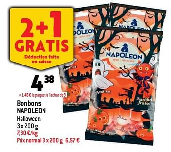 Promotions Bonbons napoleon - Napoleon - Valide de 19/10/2022 à 25/10/2022 chez Match