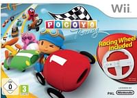 Wii Pocoyo Racing + Racing Wheel-Nintendo