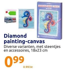 Promoties Diamond painting-canvas - Huismerk - Action - Geldig van 19/10/2022 tot 25/10/2022 bij Action