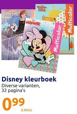 Promoties Disney kleurboek - Disney - Geldig van 19/10/2022 tot 25/10/2022 bij Action