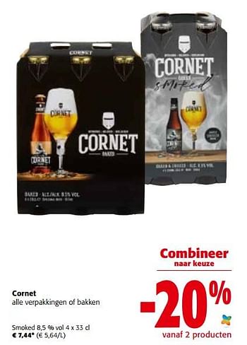 Promoties Cornet smoked - Cornet  - Geldig van 19/10/2022 tot 31/10/2022 bij Colruyt