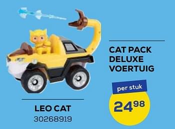 Promoties Cat pack deluxe voertuig leo cat - Spin Master - Geldig van 21/10/2022 tot 07/12/2022 bij Supra Bazar