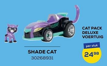 Promoties Cat pack deluxe voertuig shade cat - Spin Master - Geldig van 21/10/2022 tot 07/12/2022 bij Supra Bazar