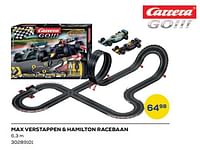 Max verstappen + hamilton racebaan-Carrera