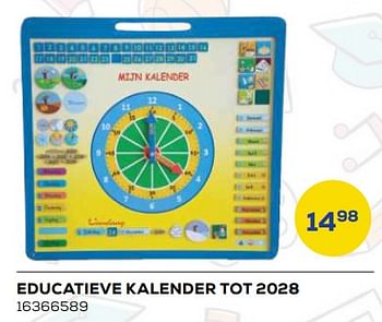 Promoties Educatieve kalender tot 2028 - Huismerk - Supra Bazar - Geldig van 21/10/2022 tot 07/12/2022 bij Supra Bazar