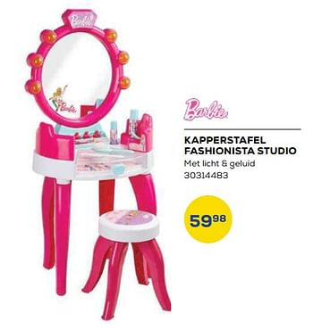 Promoties Kapperstafel fashionista studio - Theo Klein - Geldig van 21/10/2022 tot 07/12/2022 bij Supra Bazar