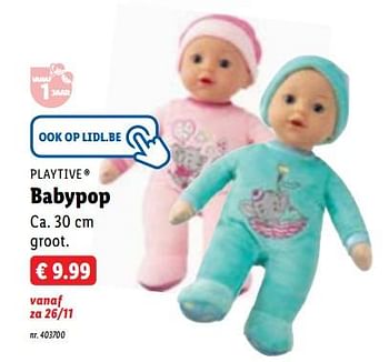 Promoties Babypop - Playtive Junior - Geldig van 22/10/2022 tot 06/12/2022 bij Lidl
