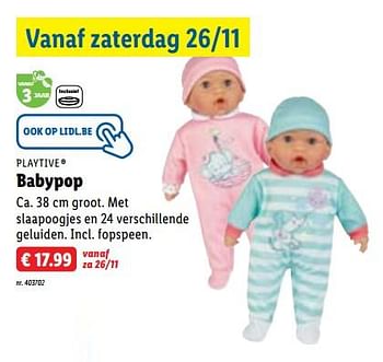 Promoties Babypop - Playtive Junior - Geldig van 22/10/2022 tot 06/12/2022 bij Lidl