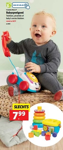 Promoties Babyspeelgoed - Fisher-Price - Geldig van 22/10/2022 tot 06/12/2022 bij Lidl