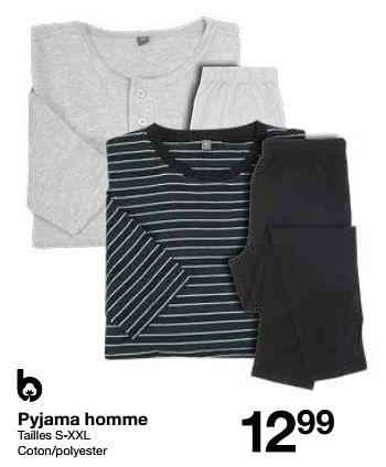 Produit maison Zeeman Pyjama homme En promotion chez Zeeman