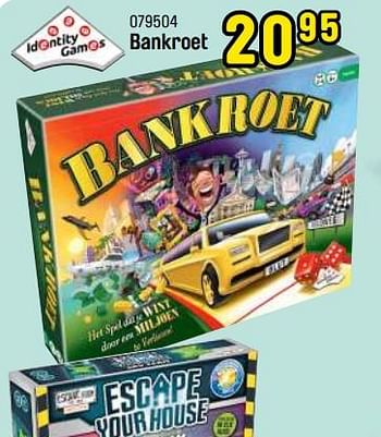 Promoties Bankroet - Identity Games - Geldig van 24/10/2022 tot 31/12/2022 bij Happyland