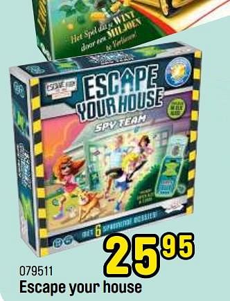 Promoties Escape your house - Identity Games - Geldig van 24/10/2022 tot 31/12/2022 bij Happyland