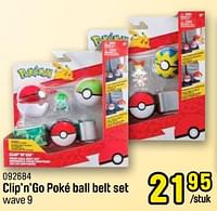 Clip’n’go poké ball belt set-Pokemon