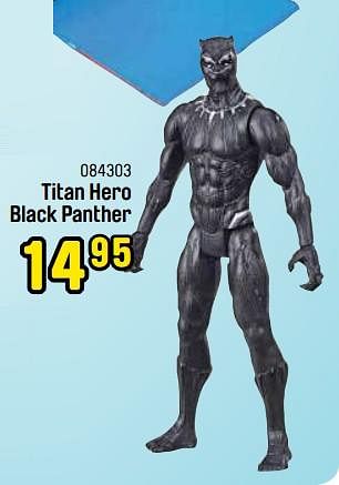 Promoties Titan hero black panther - Hasbro - Geldig van 24/10/2022 tot 31/12/2022 bij Happyland