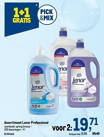Promoties Lenor professional spring breeze - Lenor - Geldig van 02/11/2022 tot 15/11/2022 bij Makro