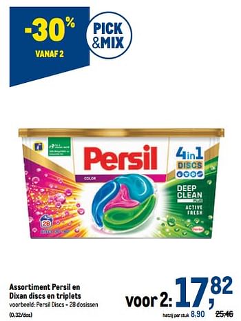 Promotions Persil discs - Persil - Valide de 02/11/2022 à 15/11/2022 chez Makro