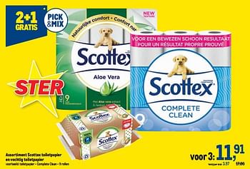Promoties Scottex toiletpapier - complete clean - Scottex - Geldig van 02/11/2022 tot 15/11/2022 bij Makro