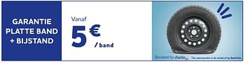 Promotions Garantie platte band + bijstand - Produit maison - Auto 5  - Valide de 24/10/2022 à 15/11/2022 chez Auto 5