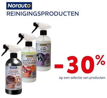 Promotions Reinigingsproducten -30% op een selectie van producten - Norauto - Valide de 24/10/2022 à 15/11/2022 chez Auto 5