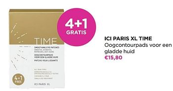 Promoties Ici paris xl time oogcontourpads voor een gladde huid - Huismerk - ICI PARIS XL - Geldig van 24/10/2022 tot 30/10/2022 bij ICI PARIS XL
