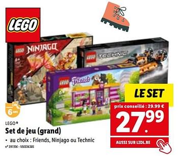 Promotions Set de jeu grand - Lego - Valide de 31/10/2022 à 05/11/2022 chez Lidl
