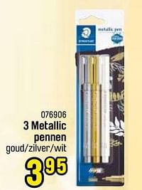 3 metallic pennen-Staedtler