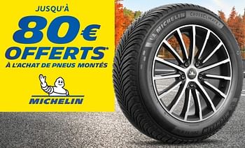 Promoties Jusqu’à 80€ offerts à l’achat de pneus montés - Michelin - Geldig van 24/10/2022 tot 15/11/2022 bij Auto 5