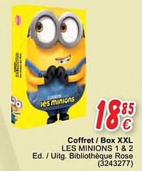 Coffret - box xxl les minions 1 + 2-Huismerk - Cora
