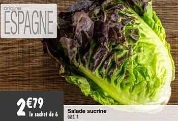 Promotions Salade sucrine - Produit Maison - Migros - Valide de 18/10/2022 à 30/10/2022 chez Migros