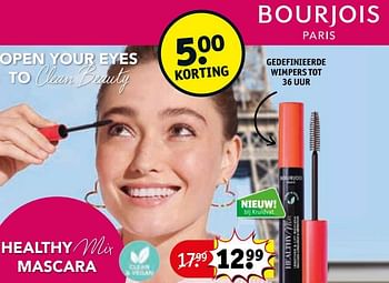 Promoties Healthy mix mascara - Bourjois - Geldig van 25/10/2022 tot 06/11/2022 bij Kruidvat