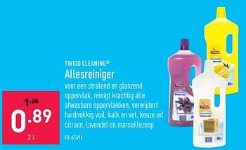 Promoties Allesreiniger - Twido - Geldig van 31/10/2022 tot 11/11/2022 bij Aldi