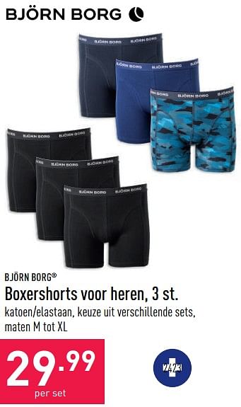 Promoties Boxershorts voor heren - Bjorn Borg - Geldig van 05/11/2022 tot 11/11/2022 bij Aldi