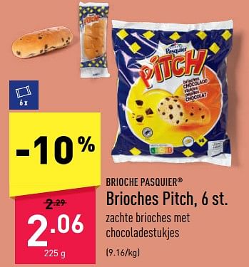 Promoties Brioches pitch - Brioche pasquier - Geldig van 31/10/2022 tot 11/11/2022 bij Aldi