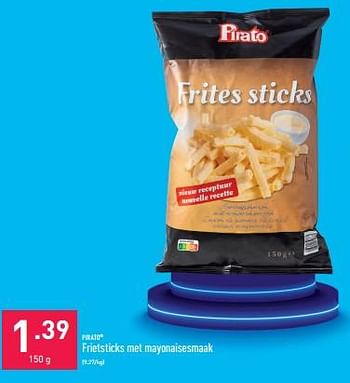 Promoties Frietsticks met mayonaisesmaak - Pirato - Geldig van 31/10/2022 tot 11/11/2022 bij Aldi