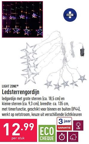 Promoties Ledsterrengordijn - Lightzone - Geldig van 05/11/2022 tot 11/11/2022 bij Aldi