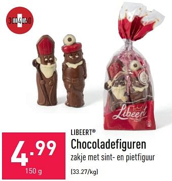 Promoties Chocoladefiguren - Libeert - Geldig van 04/11/2022 tot 11/11/2022 bij Aldi