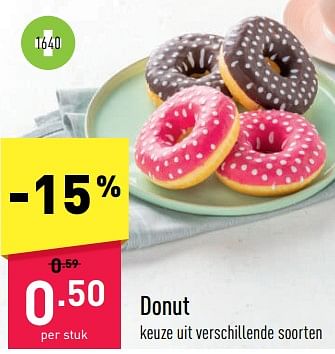 Promoties Donut - Huismerk - Aldi - Geldig van 31/10/2022 tot 05/11/2022 bij Aldi