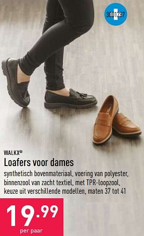 Promoties Loafers voor dames - Walkx - Geldig van 02/11/2022 tot 11/11/2022 bij Aldi