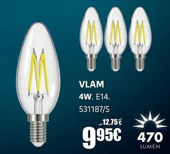 Promoties De lampen filamentlamp vlam - Meno - Geldig van 20/10/2022 tot 20/11/2022 bij HandyHome