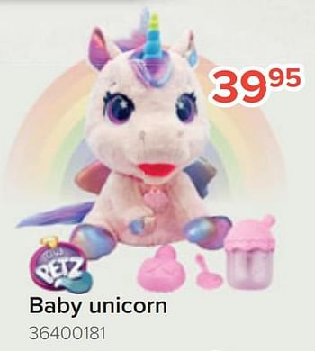 Promoties Baby unicorn - Club Petz - Geldig van 25/10/2022 tot 06/12/2022 bij Euro Shop