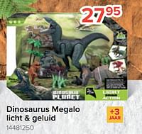 Dinosaurus megalo licht + geluid-Huismerk - Euroshop