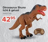 Dinosaurus shuno licht + geluid-Huismerk - Euroshop