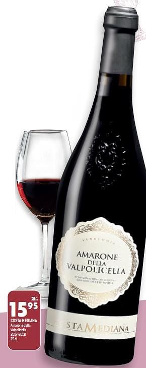 Promoties Costa mediana amarone della valpolicella 2017-2018 - Rode wijnen - Geldig van 26/10/2022 tot 01/11/2022 bij Match