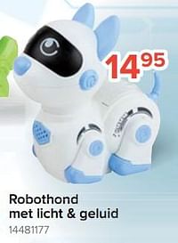 Robothond met licht +geluid-Huismerk - Euroshop