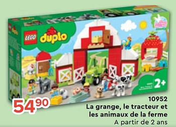Promotions 10952 la grange, le tracteur et les animaux de la ferme - Lego - Valide de 25/10/2022 à 06/12/2022 chez Euro Shop