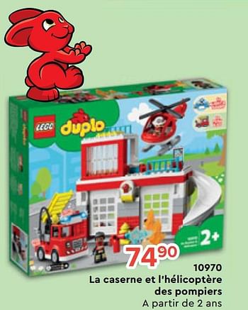 Promotions 10970 la caserne et l’hélicoptère des pompiers - Lego - Valide de 25/10/2022 à 06/12/2022 chez Euro Shop