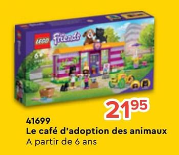 Promotions 41699 le café d’adoption des animaux - Lego - Valide de 25/10/2022 à 06/12/2022 chez Euro Shop
