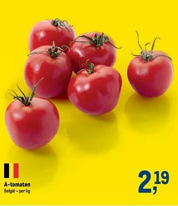 Promoties A-tomaten - Huismerk - Makro - Geldig van 02/11/2022 tot 15/11/2022 bij Makro